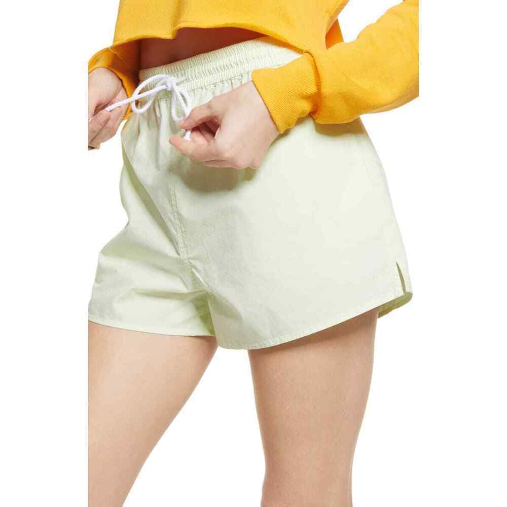 Bp. Women's Cotton Athletic Shorts In Limecream Green Size L $35